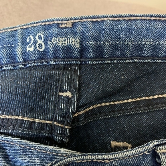 LEVI'S Jegging Stretchy Med Wash Blue Low Rise Skinny Jeans Pants Size 28 X 30 - Picture 10 of 12